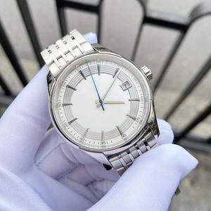 Montre-bracelet de luxe et élégante en acier inoxydable de 41 mm avec aiguille calendrier, mouvement mécanique entièrement automatique de haute qualité. - Product Image 2