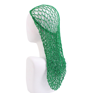 Summer New Style Long Hair <span class=keywords><strong>Snood</strong></span> Hat Colorful Leisure Cap Crochet Nets Hat for Women - Product Image 3