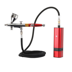 Kit d'aérographe amélioré Portable Auto Mini pistolet à Air avec compresseur silencieux pour Art gâteau ongles modèle peinture tatouage <span class=keywords><strong>manucure</strong></span> - Product Image 4