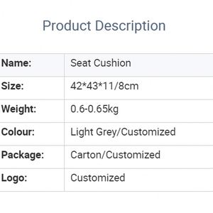 เบาะรองนั่งตาข่ายระบายอากาศสำหรับเก้าอี้สำนักงานและเบาะรถยนต์ - Product Image 4