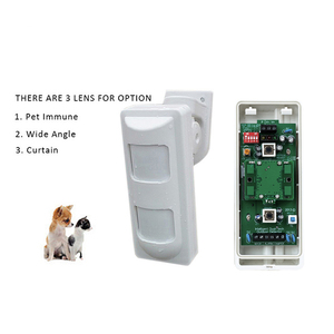 Détecteur de <span class=keywords><strong>mouvement</strong></span> PIR à micro-ondes filaire extérieur 25KG avec immunité aux animaux, lentille à large champ de vision, capteur antivol pour système d'alarme de sécurité domestique - Product Image 4