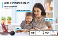 Contrôleur de ventilateur de plafond intelligent Tuya Smart Life, commande par application WIFI, interrupteur de vitesse, kit de télécommande, Alexa Google 120V/220V, hôtel