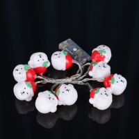 Mini guirlande lumineuse intérieure de 1.5m avec LED aux fruits, fraises et raisins pour l'éclairage des fêtes de Noël