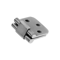 Accessoires de yacht de haute qualité en promotion : Charnière marine en acier inoxydable 316 poli miroir pour bateau