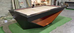 Naipni - Mesa de Billar de Interior de 8 pies/9 pies con Bordes de Goma, Estructura de Madera Real, Personalizable, en Venta, E-PT-2, Buen Precio al por Mayor - Product Image 3