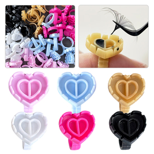 ESSI LASH Anillos de Pegamento en Forma de Corazón para Extensiones de Pestañas, Fáciles de Usar, Anillos de Pegamento de Colores - Product Image 4