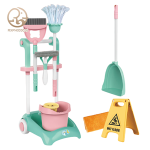 En gros Jouets transfrontaliers : Ensemble <span class=keywords><strong>de</strong></span> nettoyage <span class=keywords><strong>de</strong></span> maison avec <span class=keywords><strong>chariot</strong></span> et aspirateur, jouets <span class=keywords><strong>de</strong></span> simulation <span class=keywords><strong>de</strong></span> balayage pour enfants garçons et filles - Product Image 1