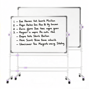 ऊंचाई समायोजन के साथ पहियों पर पोर्टेबल व्हाइटबोर्ड - Product Image 3