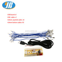 Papan Encoder tanpa penundaan USB kualitas tinggi Swakarya konsol Game Arcade PC kontrol Joystick pendorong koin untuk pusat hiburan