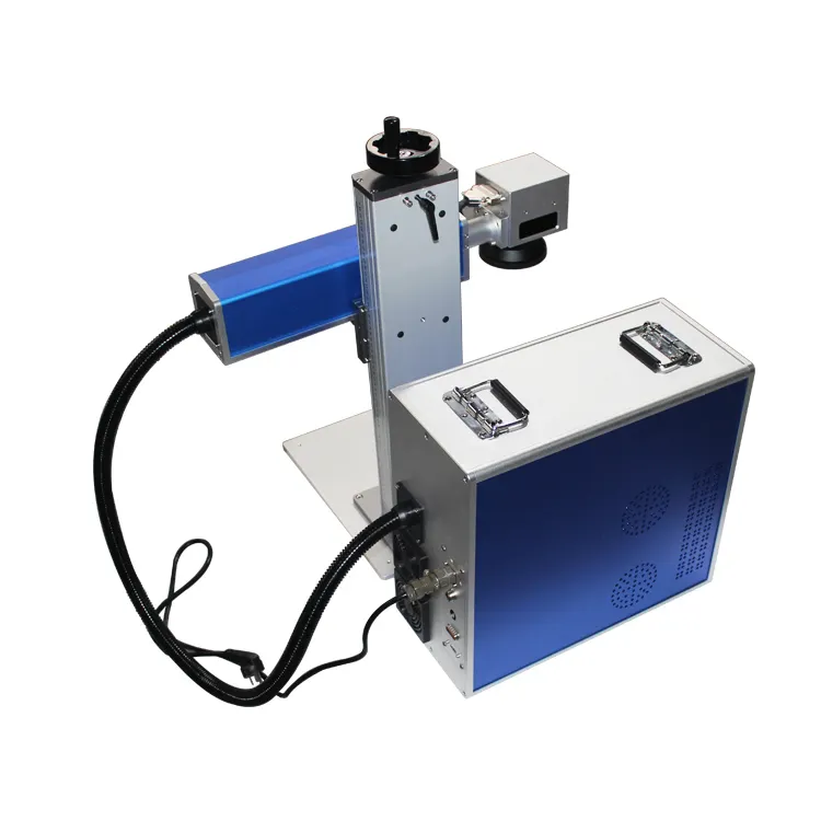 Wholesale Racycus MAX Mopa Portable Fiber Laser Marking Machines High Precision Color Split Metallic Materials New EZCAD AI