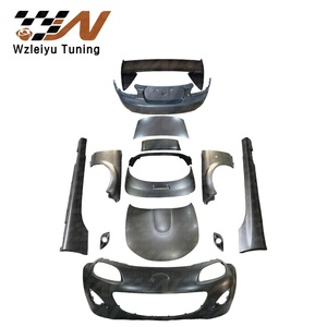 Kit carrosserie complet style OEM en fibre de carbone et fibre de verre pour <span class=keywords><strong>Mazda</strong></span> <span class=keywords><strong>Miata</strong></span> MX5 NC1, comprenant pare-chocs, ailes, jupes latérales, toit rigide et spoiler de coffre - Product Image 2