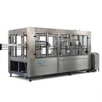 Ligne de production automatique de bouchage de bouteilles en plastique pour jus, 60 BPM, 500 ml, en acier inoxydable, haute productivité, économe en énergie