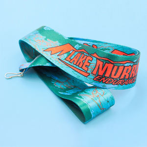 Benutzer definierte Logo Maschine Sublimation gedruckt Hals Lan yards Karten halter ID Made Bulk Polyester Weiß geflochten Lustige Mitarbeiter Satin <span class=keywords><strong>Lanyard</strong></span> - Product Image 3