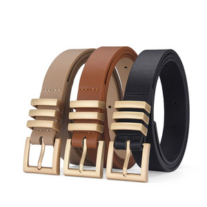 <span class=keywords><strong>Ceinture</strong></span> pour femmes en cuir PU de style coréen <span class=keywords><strong>chic</strong></span>, large de 2,4 cm, nouvelle collection 2023, vente en gros - Product Image 1