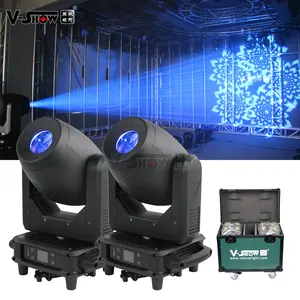 V-Show 2pcs com caso de navio dos EUA armazém 150w Led Spot Elf Movendo Cabeça Luzes Com Ângulos Duplos Gobo Luz