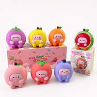 Jouet Squishy Thème Fruits Mignons, Boîte Mystère Aléatoire, Jouet Anti-Stress à Remontée Lente, Cadeau pour Enfants, Juguetes en Gros