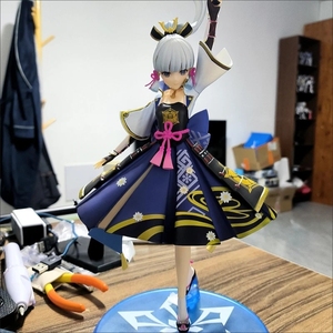 Figurine d'<span class=keywords><strong>anime</strong></span> neuve de 28 cm, Kamisato <span class=keywords><strong>Ayaka</strong></span>, figurine d'action en PVC, modèle de collection, jouets pour enfants, cadeaux - Product Image 4