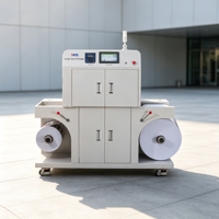 Machine d'impression d'étiquettes couleur à économie d'énergie VOREY VP320C avec alimentation par rouleau, équipement d'étiquetage auto-adhésif personnalisé rouleau à rouleau