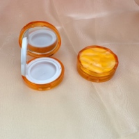 Vente en gros de coques de coussin rondes minimalistes portables à ondulations, personnalisées, avec emballage miroir