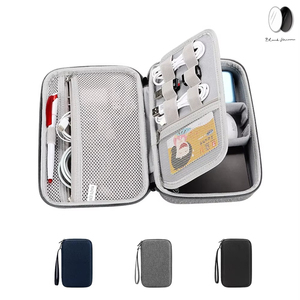 Large Capacity <strong>Waterproof</strong> Shockproof Travel Electronics Accessories Organizer Tablet <strong>Hard</strong> <strong>Disk</strong> Cable Portable Storage <strong>Bag</strong> <strong>EVA</strong> - Product Image 1