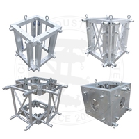Tour de support au sol Techteam HDT-40G avec manchon, hauteur 12m, capacité de charge 2000kg pour événements extérieurs