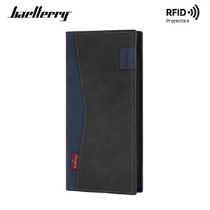 Portefeuille long pour homme Baellerry avec fermeture éclair, protection RFID, emplacements multiples pour cartes, utilisation quotidienne - Product Image 5