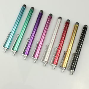 قلم حبر جاف مكتبي ترويجي قلم حبر جاف شاشة قلم رصاص حساس للمس قلم رصاص لامع مع رفض النخيل - Product Image 3