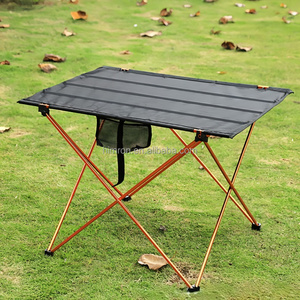 <span class=keywords><strong>Table</strong></span> <span class=keywords><strong>de</strong></span> pique-nique <span class=keywords><strong>pliante</strong></span> moderne ultralégère pour l'extérieur avec cadre en alliage d'aluminium et tissu Oxford pour la cour, le parc, le <span class=keywords><strong>camping</strong></span> - Product Image 4