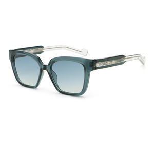 Gafas de Sol Unisex Polarizadas de Acetato con Montura Completa Cuadrada Blanca de Zhejiang - Protección Solar Duradera y Listas para Conducir, Disponibles en Stock - Product Image 3