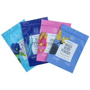 Wholesale Custom Resealable plastic Stand Up Pouch Chips Spice Snack Nuts Zipper Packing mylar bags Plastic Food Packaging Bags