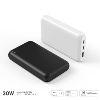 Chargeur portable NITIKA 10000mAh 30W PD, double USB-C + USB-A, batterie externe avec charge rapide, certifié PSE