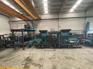 Bs-25 Constmach Fully Automatic Hydraulic High Efficiency Concrete Hollow Paving Block Making <b>Machine</b> Brick Line PLC Engine - Product Image 5