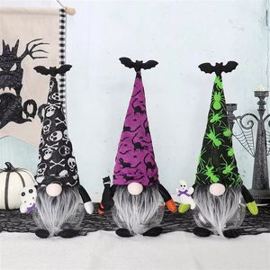 Ensemble de 3 pots à bonbons lumineux fantaisie pour Halloween, adorable poupée en peluche, récipient à friandises pour enfants, cadeau - Product Image 4