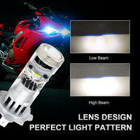 Lampadina LED H7 per Fari Moto 30W 2500LM 7035 con Chip di Grado Automobilistico e Ventola 15000RPM, Luce Anteriore per Moto e Sportive, Logo Personalizzabile OEM