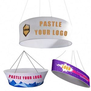 Système de suspension léger pour bannière de plafond en tissu tendu, idéal pour salons professionnels, expositions, affichage publicitaire, signalétique murale et présentoirs en gros. - Product Image 1