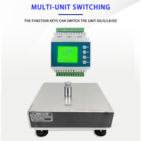 Balance de banc en acier inoxydable à échelle de plate-forme électronique de haute précision 25*25cm avec communication Modbus Rs485 et écran LCD