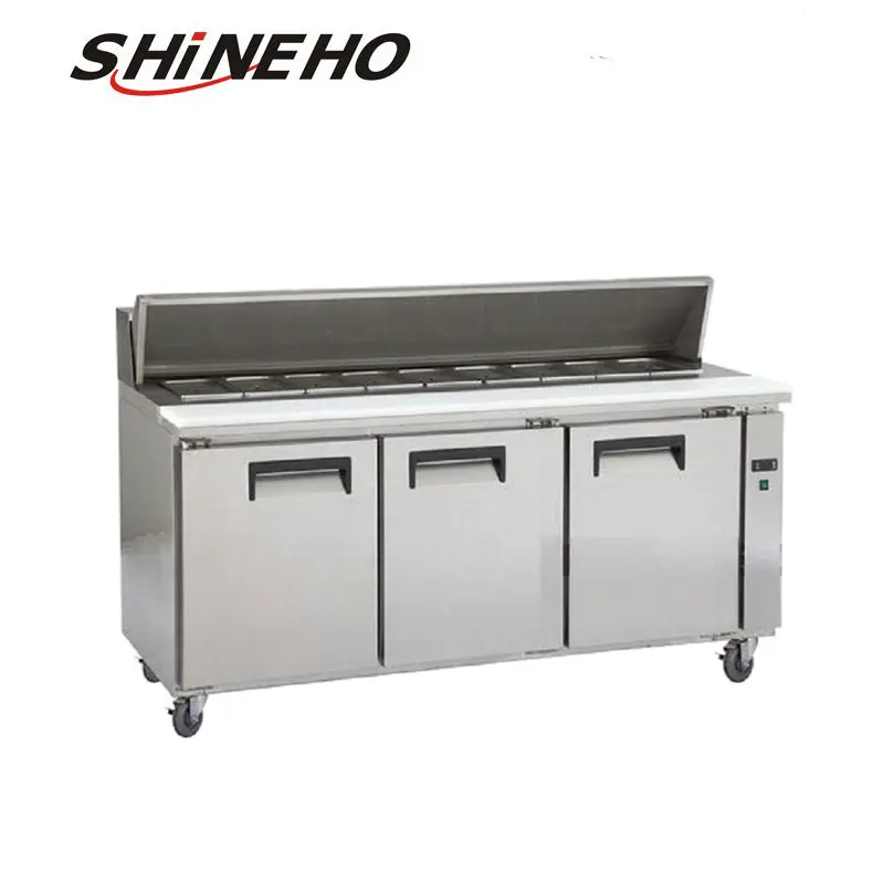 Commercial Good quality Pizza/sandwich/salad Refrigerator Table salad display table Pizza Refrigerator Table