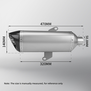 Motorcycle Exhaust Pipe for <strong>Forza350</strong>/Forza 350 Exhaust Ak Muffler Modified Connection Middle Tube Link Pipe - Product Image 5