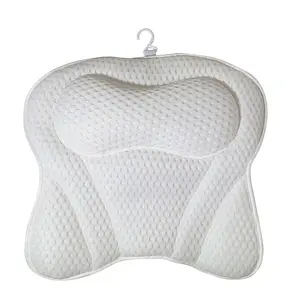 浴槽、首、頭、肩枕用の卸売スパバス枕サポートクッションヘッドレスト、豪華なソフト3Dメッシュ