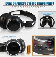 Système d'écoute IR à deux canaux HI-FI, émetteur infrarouge IR-T50 pour les tests IELTS TOEFL, à utiliser avec un casque IR