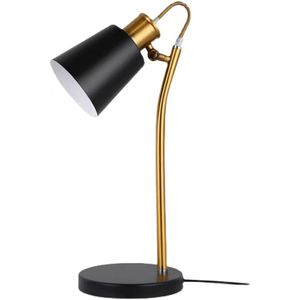 Phổ 40 Wát điện phòng ngủ văn phòng chiếu sáng bàn tròn ánh sáng màu đen + Glod bàn đèn hình trụ đọc đèn - Product Image 4