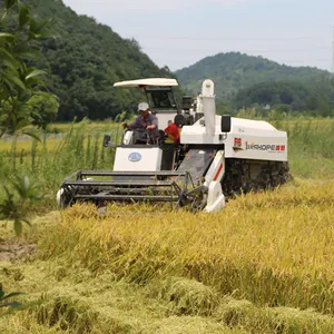 Самая дешевая местная большая машина для сбора риса и пшеницы мощностью 112 л.с.