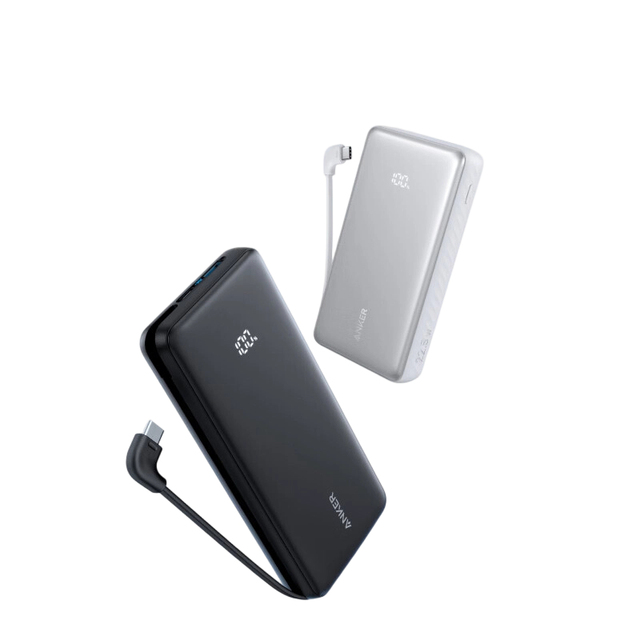 ANKER A110E High Capacity 20000mAh Lithium Polymer Battery Power Bank with Type-C Cable for 22.5W Fast Charging