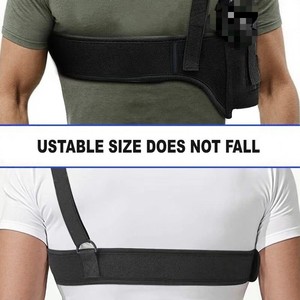 Cinturón táctico unisex negro para portar ocultamente, con soporte para la axila y extracción rápida de arma. - Product Image 5