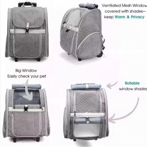 Muestra Gratis: Mochila para Mascotas, Bolsa de Transporte Grande para Mascotas con Ruedas - Product Image 2