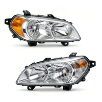 Ensemble de phares LED universel 12V 24V IP67 étanche 6000K 8000 Lumens, faisceau haut/bas, fonction DRL, pièces d'éclairage automobile