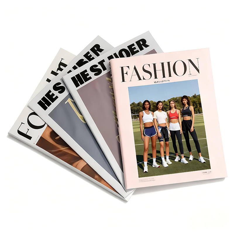 HG1295 Custom Catalogue Book Printing Product Fashion Propaganda Magazine printing Advertise Brochure printing