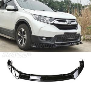 Diffuseur de pare-chocs avant de voiture, spoiler noir brillant, pièce de modification pour Honda CRV 2017-2020, protection de pare-chocs, accessoires de voiture - Product Image 2