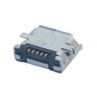 5핀 마이크로 USB 테두리 없는 기둥 없는 풀스틱 USB 커넥터