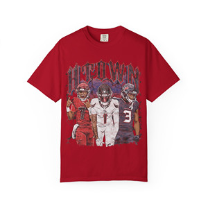 T-shirt de football 713 H-town Stroud Dell Lassiter (noir, rouge, gris, bleu marine) - Product Image 3